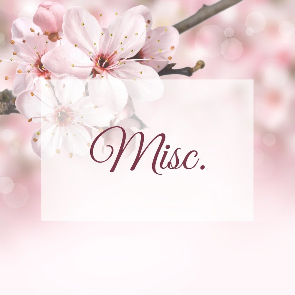 Miscellaneous Items